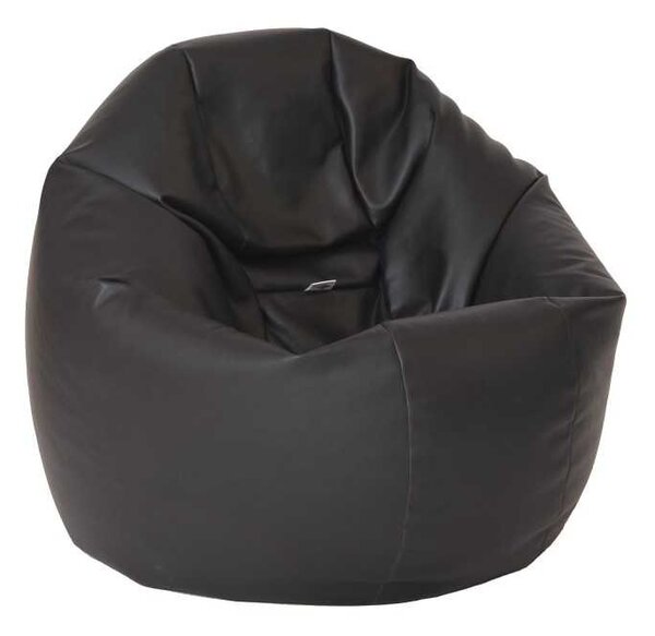 Fotoliu Relaxo XL, Material Piele Ecologica - Negru