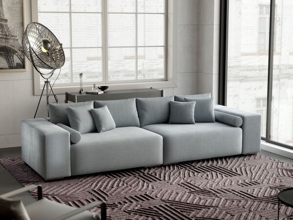 Canapea extensibilă dumonde cu ladă de depozitare Marbela Zoom Grey XXL 295x120 cm