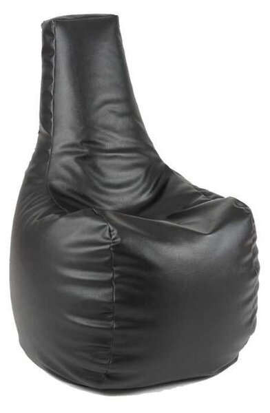 Fotoliu tip Scaun Sunlounger, Material Piele Ecologica - Negru