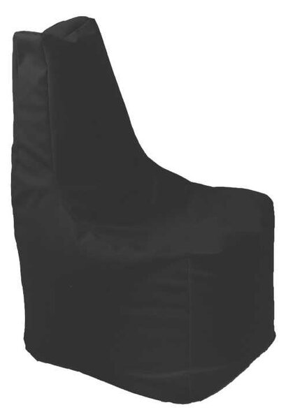 Fotoliu tip Scaun Sunlounger, Material Piele Ecologica - Dark Grey
