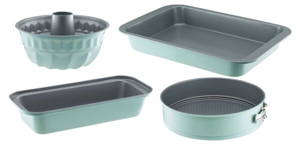 Forma copt cozonac 30x13cm, invelis non-stick, verde, Fern