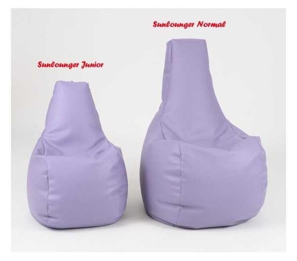 Fotoliu tip Scaun Sunlounger, Material Piele Ecologica - Grey