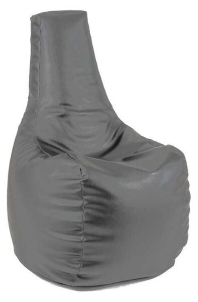 Fotoliu tip Scaun Sunlounger, Material Piele Ecologica - Grey