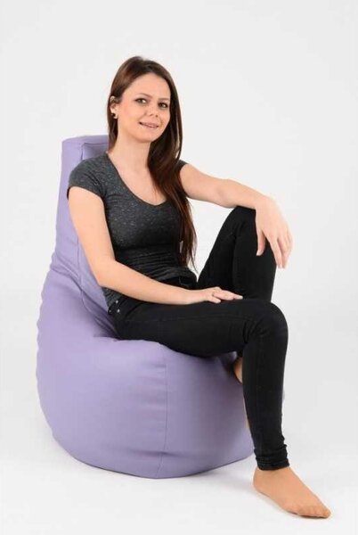Fotoliu tip Scaun Sunlounger, Material Piele Ecologica - Violet