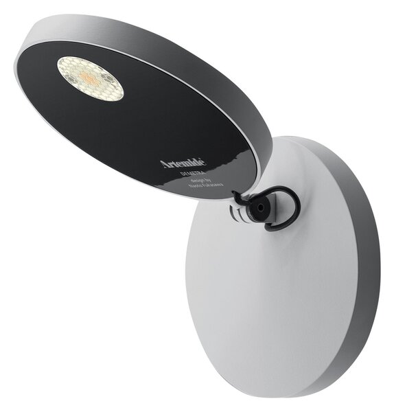Artemide Demetra Spotlight aplică 2.700K albă, Alb, Camera de zi / sufragerie, Metal, Design