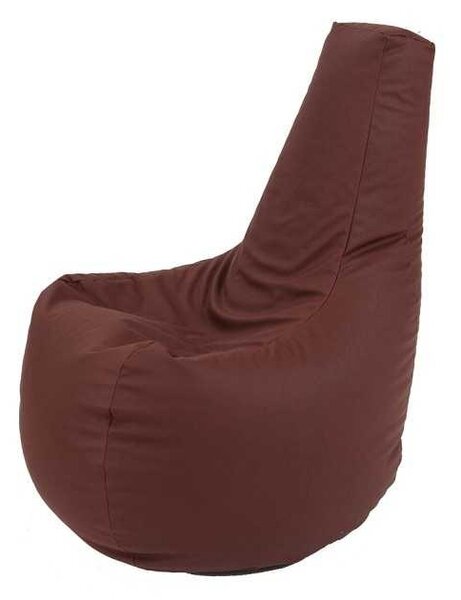 Fotoliu tip Scaun Sunlounger, Material Piele Ecologica - Burgundy