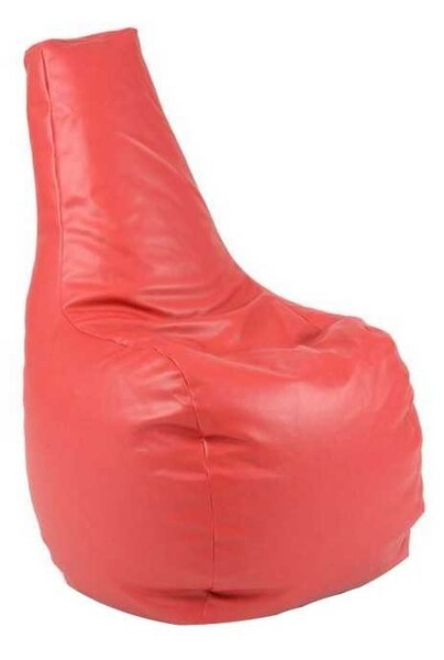 Fotoliu tip Scaun Sunlounger, Material Piele Ecologica - Rosu