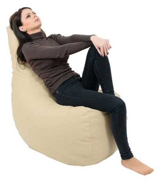 Fotoliu tip Scaun Sunlounger EVO, Material Piele ecologica - Nude