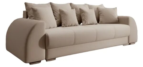 Canapea extensibilă dumonde cu ladă de depozitare Verona Bej 260x100 cm
