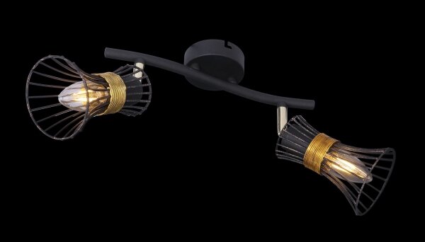 Globo 54814-2 - Lampă spot PURRA 2xE14/40W/230V