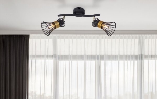 Globo 54814-2 - Lampă spot PURRA 2xE14/40W/230V