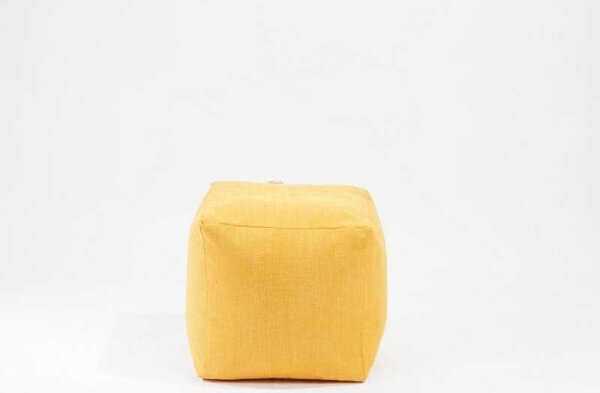 Taburet Cub, Material Textil - Terracotta Orange