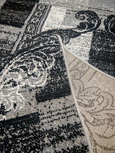 Traversa Hol, Model Cappuccino 16009, Gri, Festonata, Latime 100 cm 100 x 300