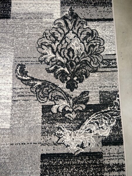 Traversa Hol, Model Cappuccino 16009, Gri, Festonata, Latime 100 cm 100 x 300