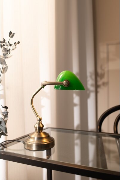Markslöjd 105930 - Lampă de masă BANKERS 1xE14/40W/230V