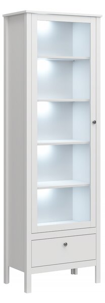 Vitrină Olna 1W1S (alb). 1053153