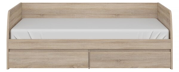 Pat de o persoană 90 cm Noella (Stejar sonoma) (cu somieră). 1053146