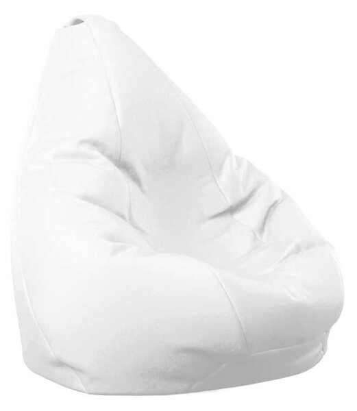 Fotoliu puf copii, Nirvana Light Pufrelax, Material Piele ecologica - Alb