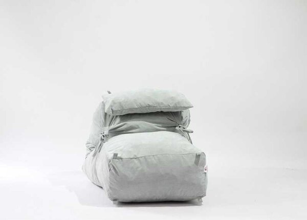 Fotoliu Yoga L cu Perna, Material Textil - Angora Grey