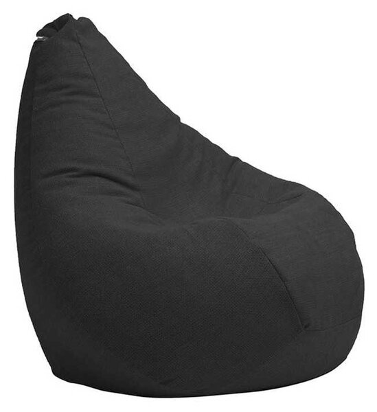 Fotoliu puf copii, Nirvana Light Pufrelax, Material Textil - Eerie Black