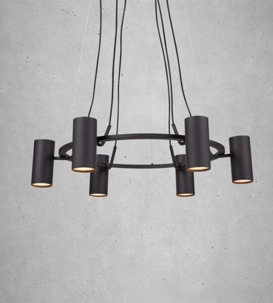 Markslöjd 107357 - Lustră pe cablu PORTO 6xGU10/12W/230V