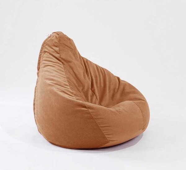 Fotoliu puf copii, Nirvana Light Pufrelax, Material Textil - Terracotta Orange