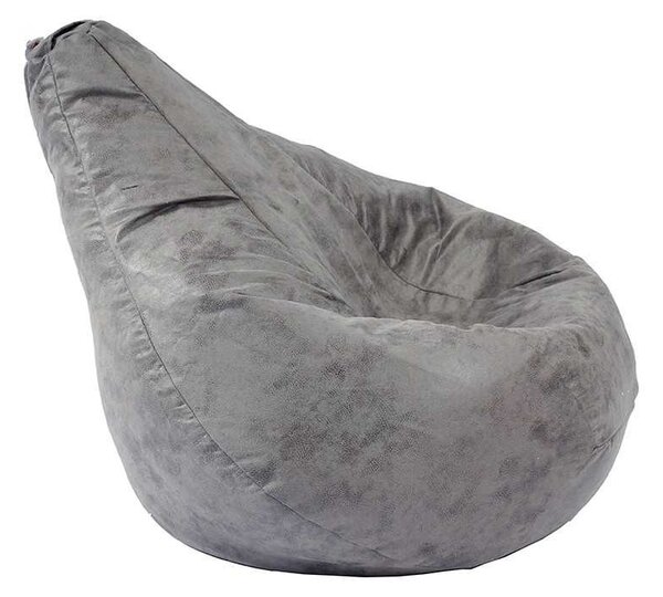 Fotoliu puf copii, Nirvana Light Pufrelax, Material Textil - Moon Grey