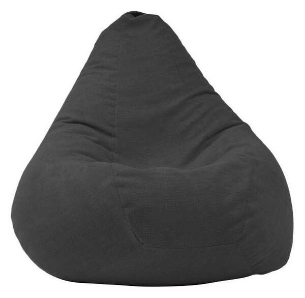 Fotoliu Nirvana Hobbit Pufrelax, Material Textil - Eerie Black