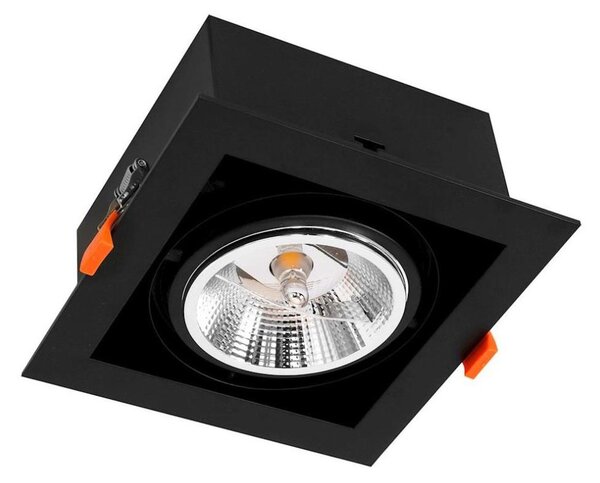 Lampă încastrată PLAZA AR111 1xGU10/12W/230V negru