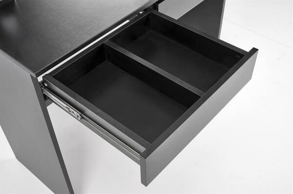 Masa de toaleta Hollywood, negru, iluminare led, oglinda, 94x43x140 cm