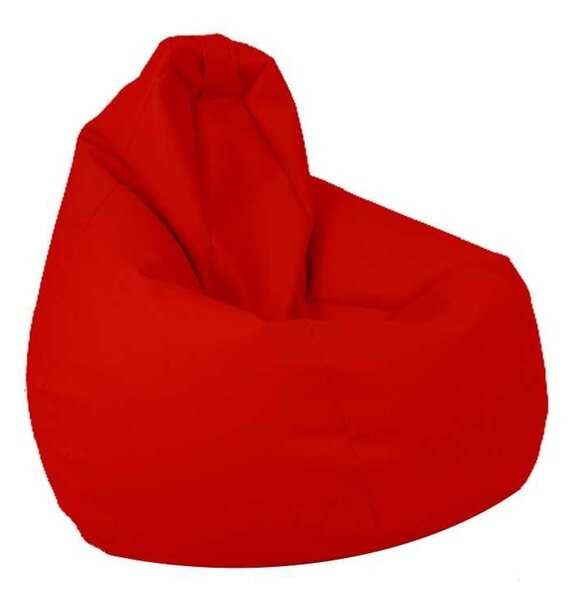 Fotoliu puf copii, Nirvana Light Pufrelax, Material Impermeabil - Panama Red