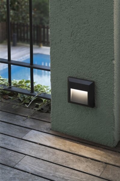 FARO 70655 - Aplică perete exterior LED GRANT-C LED/1W/230V IP65