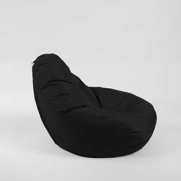 Fotoliu Nirvana Hobbit Pufrelax, Material Impermeabil - Negru