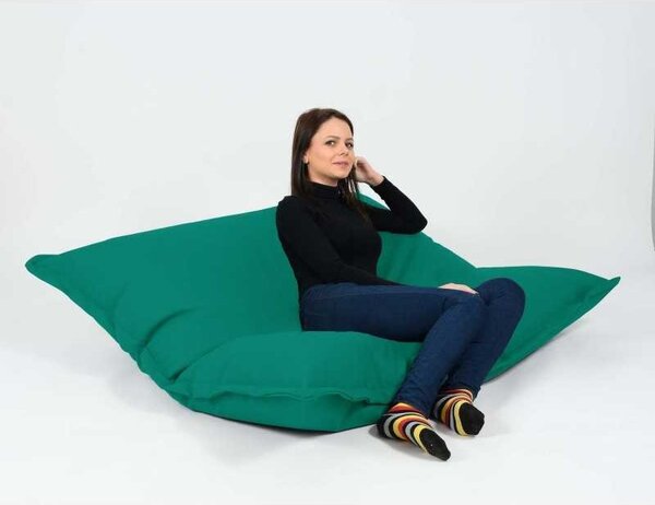 Fotoliu tip Perna Magic Pillow, Material Impermeabil - Smarald