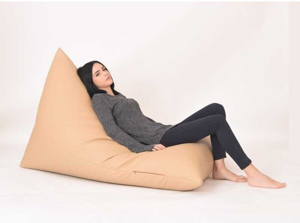 Fotoliu sac Kudos, Material Piele ecologica - Nude