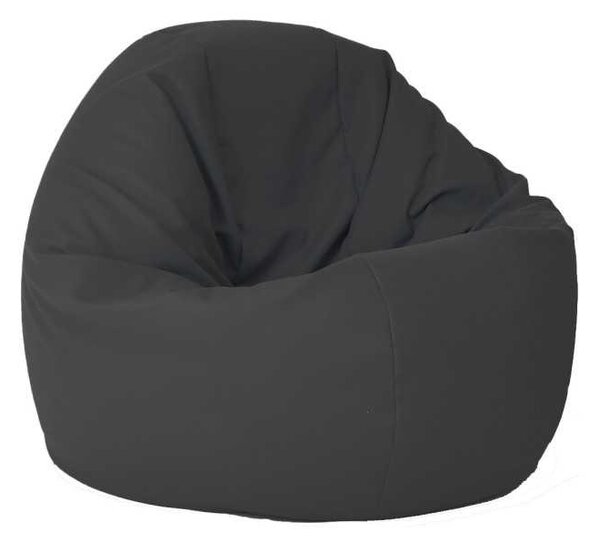 Fotoliu Relaxo XL, Material Piele ecologica - Dark Grey