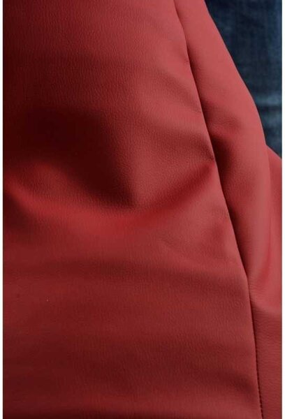 Fotoliu tip Scaun Sunlounger, Material Piele ecologica - Bordo