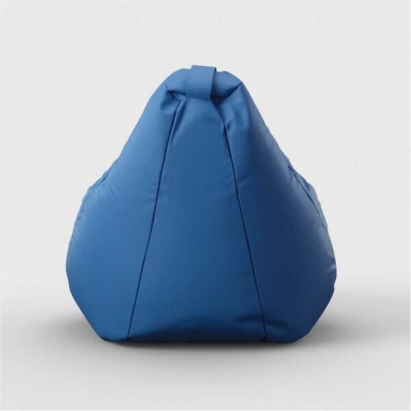 Fotoliu Nirvana Hobbit Pufrelax, Material Piele ecologica - Blue