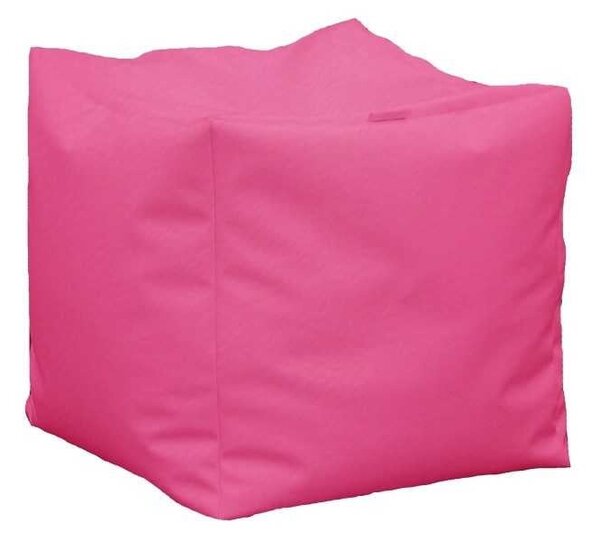 Taburet Cub XL, Material Piele ecologica - Roz