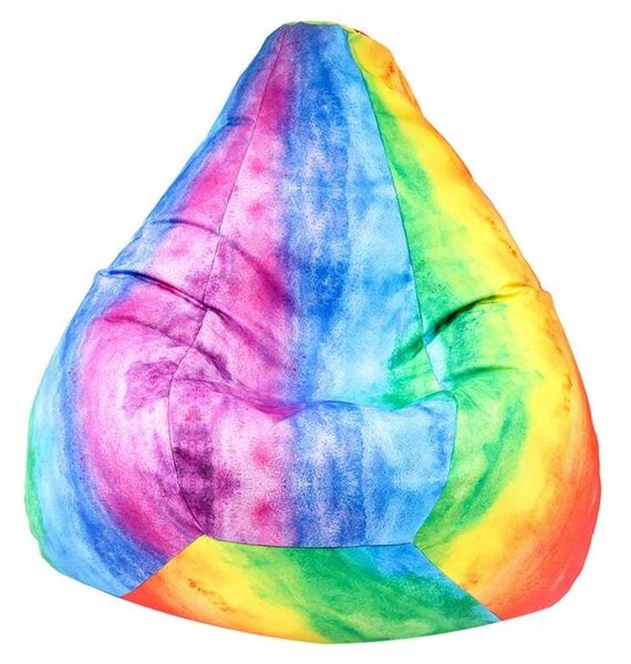 Fotoliu Nirvana Hobbit Pufrelax, Material Impermeabil - Rainbow Watercolour