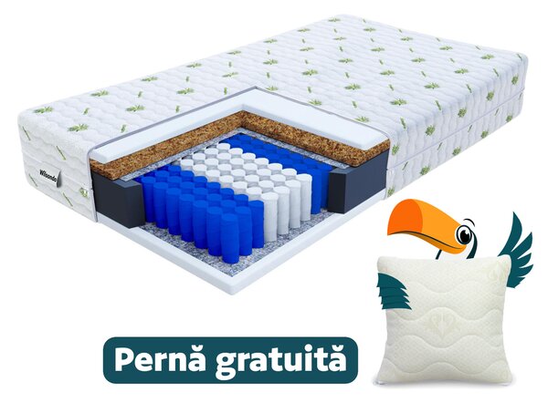 Saltea cu arcuri Hunt 100x200 cu cocos
