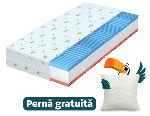 Saltea din spumă Carolina 90x200 Înălțime: 21 cm