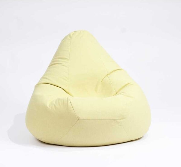 Fotoliu puf copii, Nirvana Light Pufrelax, Material Textil - Lemon