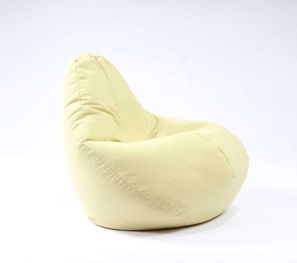 Fotoliu Nirvana Hobbit Pufrelax, Material Textil - Lemon