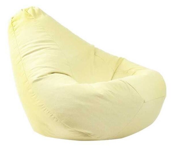 Fotoliu puf copii, Nirvana Light Pufrelax, Material Textil - Lemon