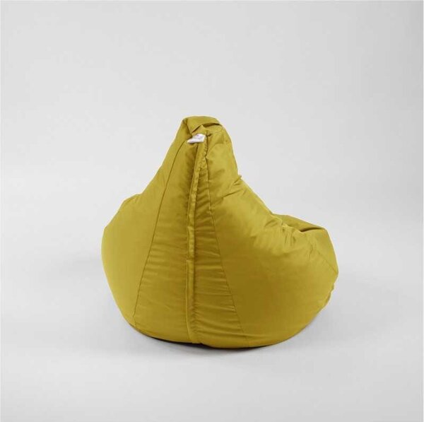 Fotoliu puf copii, Nirvana Light Pufrelax, Material Impermeabil - Yellow Quince