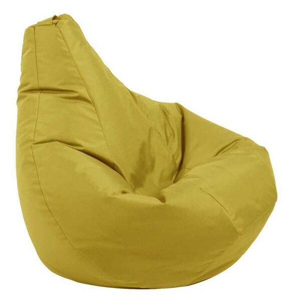 Fotoliu puf copii, Nirvana Light Pufrelax, Material Impermeabil - Yellow Quince