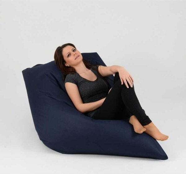 Fotoliu tip Perna Magic Pillow, Material Impermeabil - Indigo