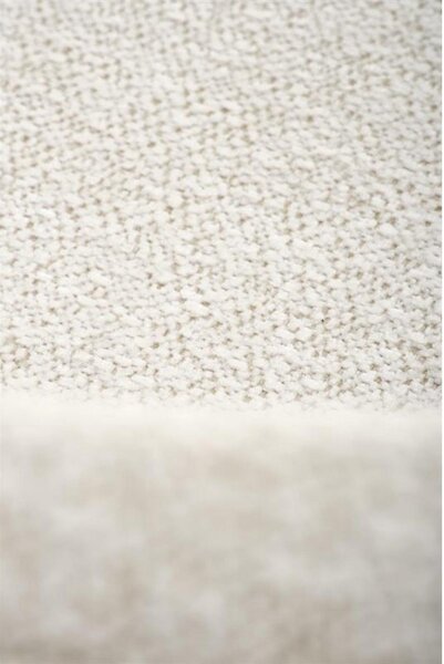 Scaun de bar H116, crem/auriu, stofa plusata, 50x59x101 cm