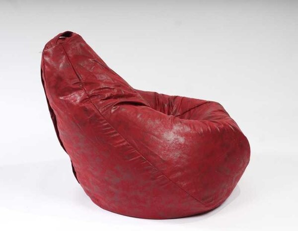 Fotoliu Nirvana Hobbit Pufrelax, Material Textil - Cranberry